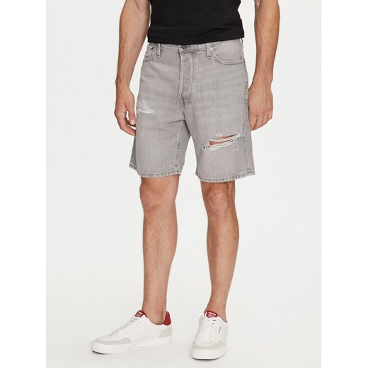 Jack&Jones Szorty jeansowe Jjichris 12253755 Szary Relaxed Fit ze sklepu MODIVO w kategorii Spodenki męskie - zdjęcie 182744316