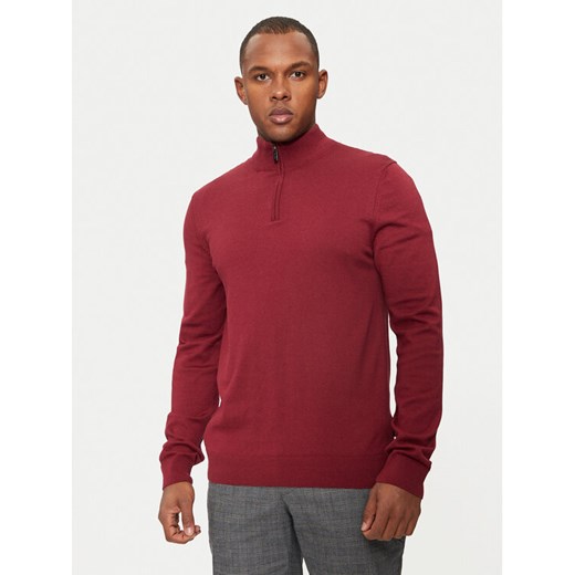 Hechter Paris Sweter 65025 142801 Czerwony Regular Fit ze sklepu MODIVO w kategorii Swetry męskie - zdjęcie 182744339