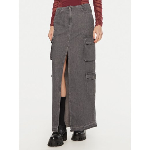 Patrizia Pepe Spódnica jeansowa 8G0415/D080-S684 Szary Regular Fit ze sklepu MODIVO w kategorii Spódnice - zdjęcie 182744348