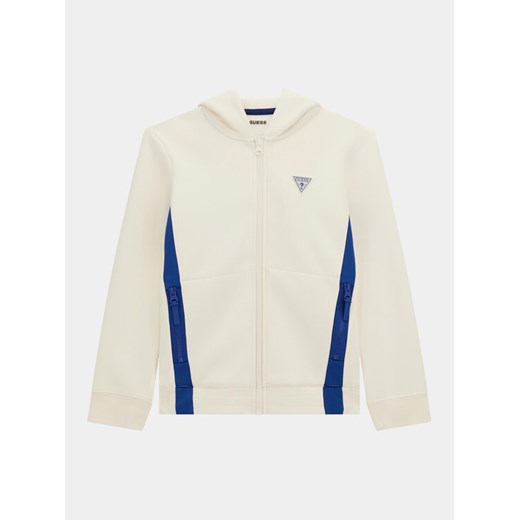 Guess Bluza L4RQ08 KB212 Biały Regular Fit ze sklepu MODIVO w kategorii Bluzy chłopięce - zdjęcie 182744397