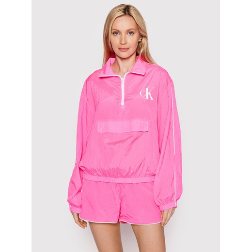 Calvin Klein Jeans Kurtka anorak J20J219008 Różowy Relaxed Fit ze sklepu MODIVO w kategorii Kurtki damskie - zdjęcie 182744409