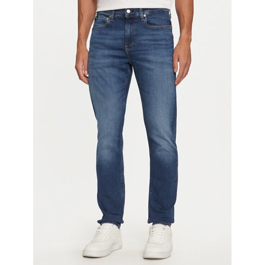 Calvin Klein Jeans Jeansy J30J323691 Niebieski Slim Fit ze sklepu MODIVO w kategorii Jeansy męskie - zdjęcie 182744466