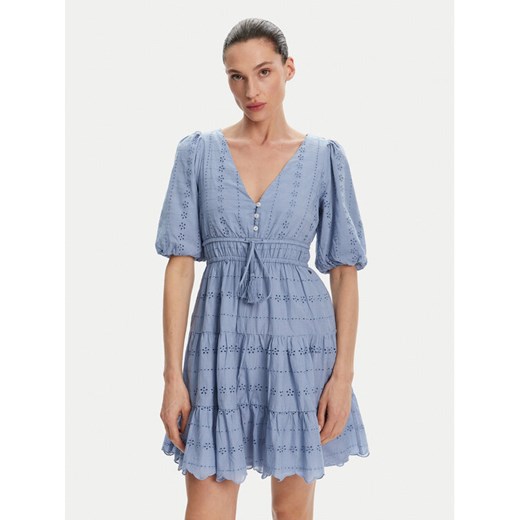 Pepe Jeans Sukienka letnia Day PL953694 Błękitny Regular Fit ze sklepu MODIVO w kategorii Sukienki - zdjęcie 182744539