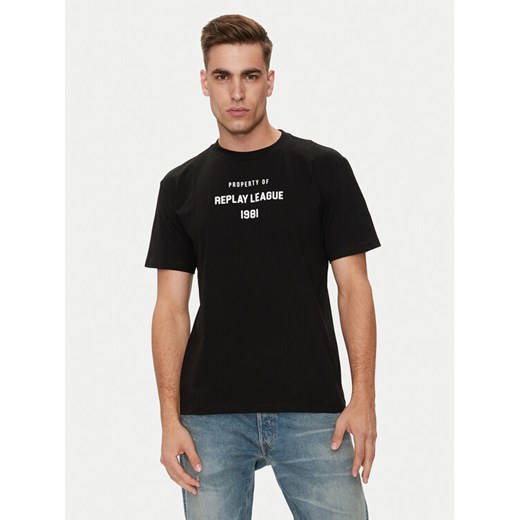 Replay T-Shirt M6925 .000.23608P Czarny Regular Fit ze sklepu MODIVO w kategorii T-shirty męskie - zdjęcie 182744548