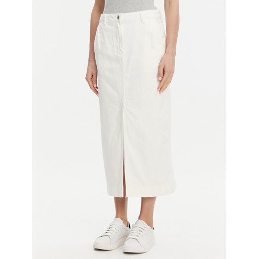 French Connection Spódnica jeansowa 73DZ0 Écru Regular Fit ze sklepu MODIVO w kategorii Spódnice - zdjęcie 182744555