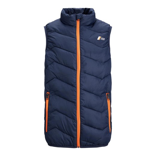 Jack&Jones Junior Kamizelka 12236881 Granatowy Regular Fit ze sklepu MODIVO w kategorii Kamizelki chłopięce - zdjęcie 182744556