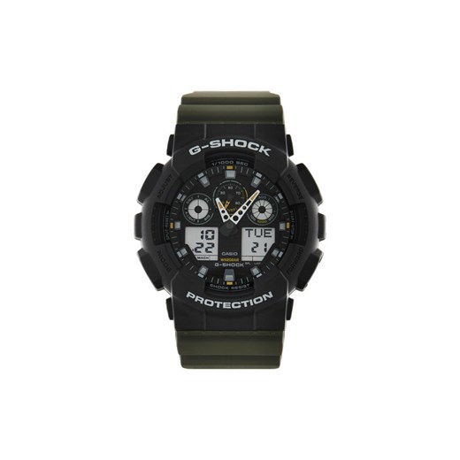 G-Shock Zegarek Two Tune Utility GA-100TU-1A3ER Khaki ze sklepu MODIVO w kategorii Zegarki - zdjęcie 182744579