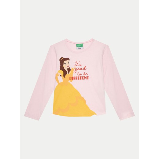 United Colors Of Benetton Bluzka 3ATNG10H8 Różowy Regular Fit ze sklepu MODIVO w kategorii Bluzki dziewczęce - zdjęcie 182744608