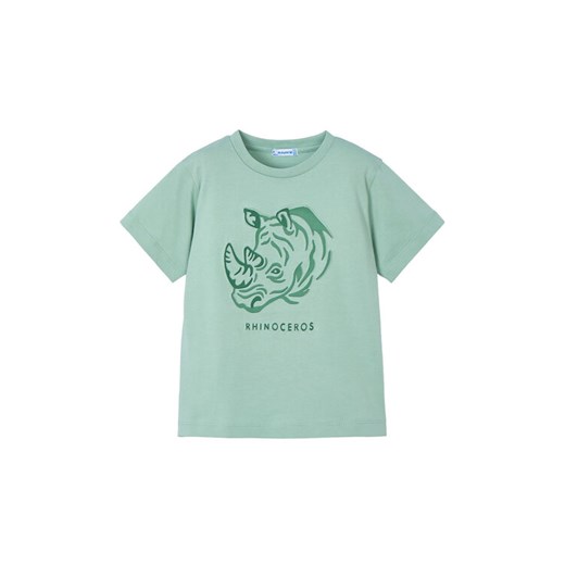 Mayoral T-Shirt 3042 Zielony Regular Fit ze sklepu MODIVO w kategorii T-shirty chłopięce - zdjęcie 182744618