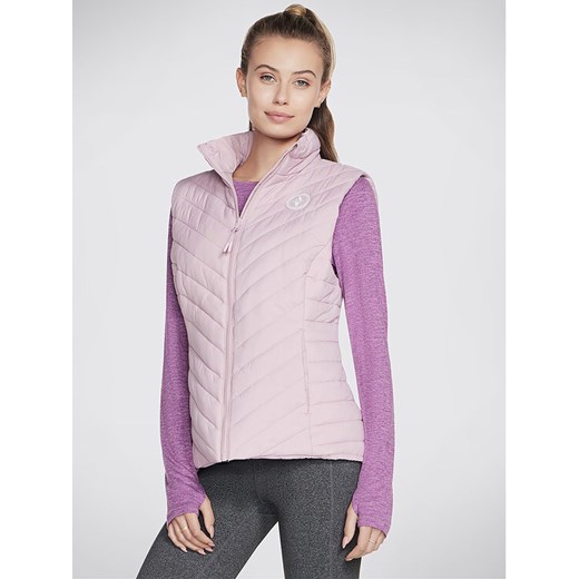 Skechers Bezrękawnik Goshield Everyday Vest JA7 Różowy Regular Fit ze sklepu MODIVO w kategorii Kamizelki damskie - zdjęcie 182744637