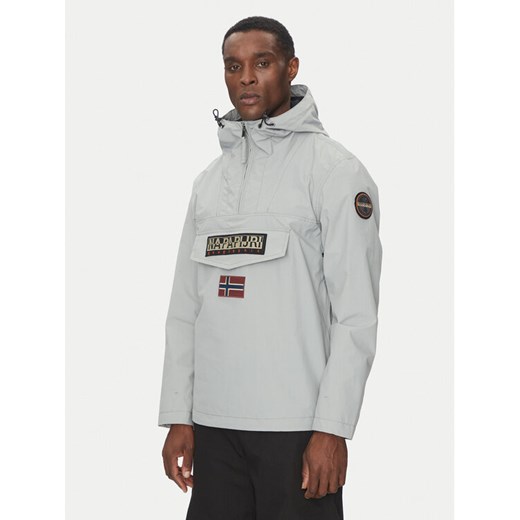 Napapijri Kurtka anorak Rainforest M Sum 3 NP0A4G7DH621 Szary Regular Fit ze sklepu MODIVO w kategorii Kurtki męskie - zdjęcie 182744659