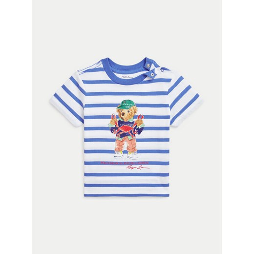 Polo Ralph Lauren T-Shirt 320965904001 Biały Regular Fit ze sklepu MODIVO w kategorii Kaftaniki i bluzki - zdjęcie 182744666