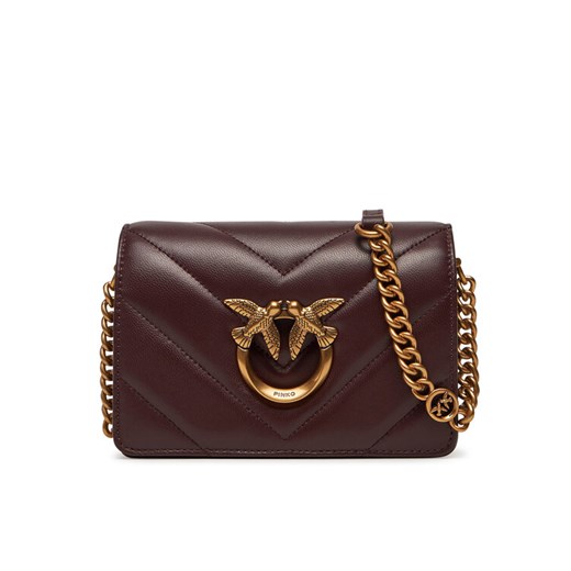 PINKO Torebka Love Click Mini PE 25 PLTT 100067 A136 Fioletowy ze sklepu MODIVO w kategorii Kopertówki - zdjęcie 182744685