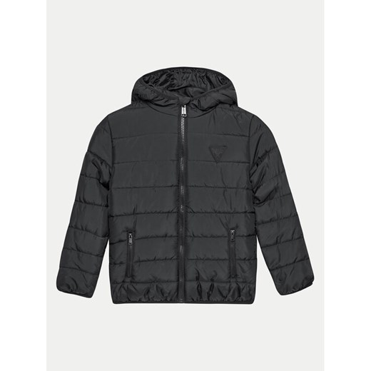Guess Kurtka puchowa H4BJ10 WCFM0 Czarny Regular Fit ze sklepu MODIVO w kategorii Kurtki chłopięce - zdjęcie 182744717
