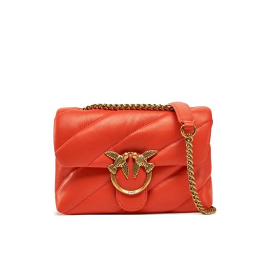 PINKO Torebka Love Puff Mini Cl PE 25 PLTT 100039 A0F2 Pomarańczowy ze sklepu MODIVO w kategorii Kopertówki - zdjęcie 182744765