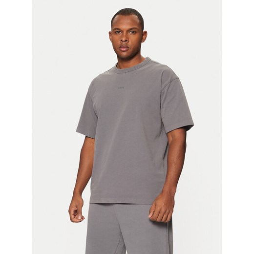 HUGO T-Shirt Docku 50531739 Szary Relaxed Fit ze sklepu MODIVO w kategorii T-shirty męskie - zdjęcie 182744769