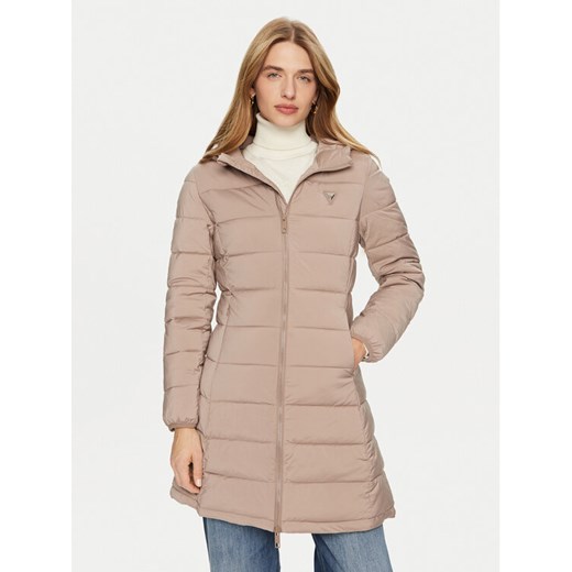 Guess Kurtka puchowa New Aleta V4YL05 WF3X0 Szary Regular Fit ze sklepu MODIVO w kategorii Kurtki damskie - zdjęcie 182744787