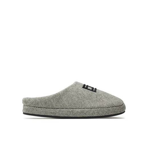 Tommy Hilfiger Kapcie Flag Herringbone House Shoe FM0FM05304 Szary ze sklepu MODIVO w kategorii Kapcie męskie - zdjęcie 182744816