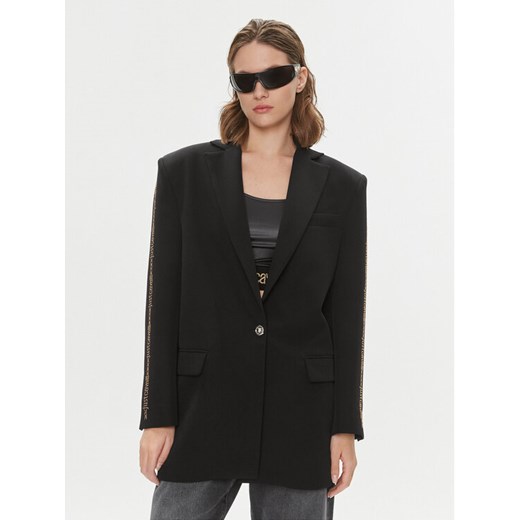 Just Cavalli Marynarka 75PAQ701 Czarny Regular Fit ze sklepu MODIVO w kategorii Marynarki damskie - zdjęcie 182744885