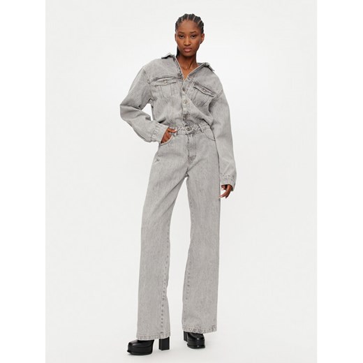 ViCOLO Kombinezon DS0030 Szary Regular Fit ze sklepu MODIVO w kategorii Kombinezony damskie - zdjęcie 182744898
