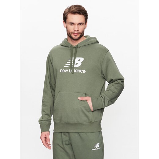 New Balance Bluza MT31537 Zielony Relaxed Fit ze sklepu MODIVO w kategorii Bluzy męskie - zdjęcie 182744936