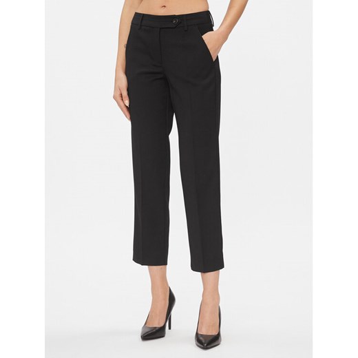 Marella Spodnie materiałowe Pucci 2331360439200 Czarny Regular Fit ze sklepu MODIVO w kategorii Spodnie damskie - zdjęcie 182744987