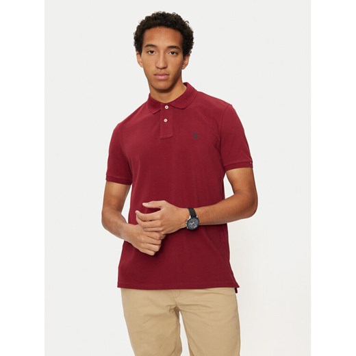 U.S. Polo Assn. Polo MUP3312 Czerwony Regular Fit ze sklepu MODIVO w kategorii T-shirty męskie - zdjęcie 182744996