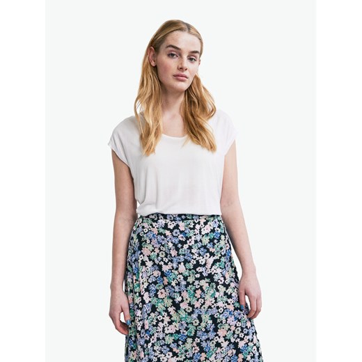 Pieces T-Shirt Billo 17078732 Biały Loose Fit ze sklepu MODIVO w kategorii Bluzki damskie - zdjęcie 182745025