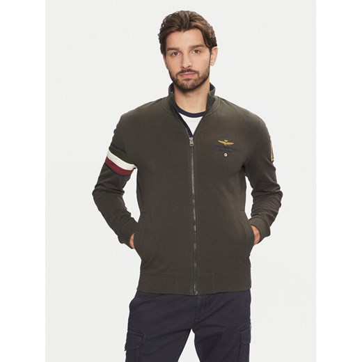 Aeronautica Militare Bluza 242FE1871F439 Khaki Regular Fit ze sklepu MODIVO w kategorii Bluzy męskie - zdjęcie 182745046