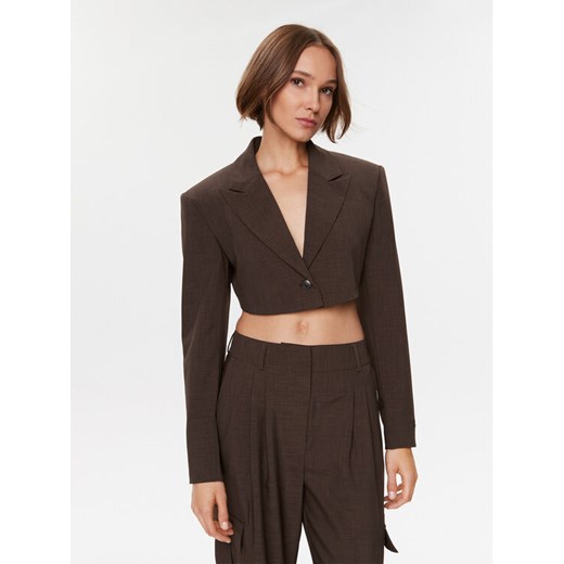 Herskind Marynarka Loreen 4911519 Brązowy Regular Fit ze sklepu MODIVO w kategorii Marynarki damskie - zdjęcie 182745065