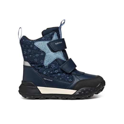 Geox Śniegowce J Trekkyup Girl B Ab J46M7C 0MNBC CF44Y S Granatowy ze sklepu MODIVO w kategorii Buty zimowe dziecięce - zdjęcie 182745066