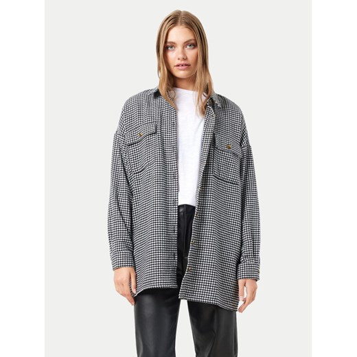 Noisy May Koszula Flanny 27012531 Szary Loose Fit ze sklepu MODIVO w kategorii Koszule damskie - zdjęcie 182745075
