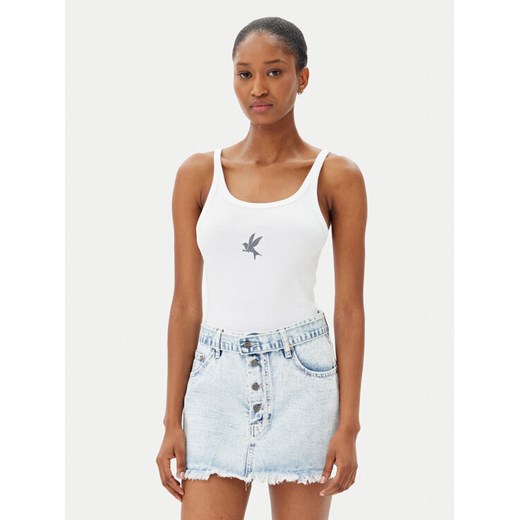 One Teaspoon Top Fine 26605 Biały Slim Fit ze sklepu MODIVO w kategorii Bluzki damskie - zdjęcie 182745118