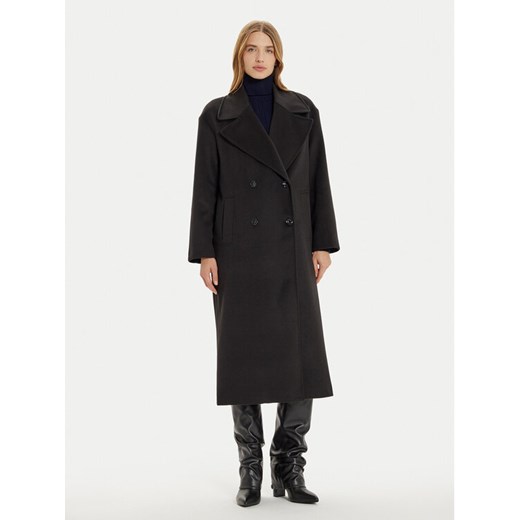 Imperial Płaszcz zimowy KI54IID Czarny Loose Fit ze sklepu MODIVO w kategorii Płaszcze damskie - zdjęcie 182745136