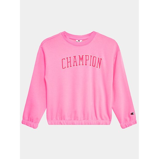 Champion Bluza Bookstore 404655 Różowy Boxy Fit ze sklepu MODIVO w kategorii Bluzy dziewczęce - zdjęcie 182745168