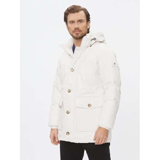 Tommy Hilfiger Kurtka puchowa Rockie MW0MW32779 Biały Regular Fit ze sklepu MODIVO w kategorii Kurtki męskie - zdjęcie 182745195