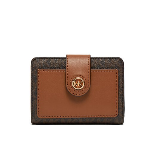 MICHAEL Michael Kors Mały Portfel Damski 32R4G0KF5B Brązowy ze sklepu MODIVO w kategorii Portfele damskie - zdjęcie 182745197