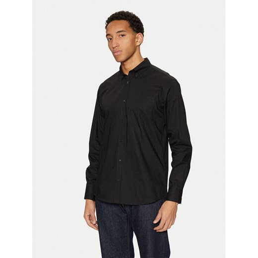 United Colors Of Benetton Koszula 5KQRUQ04B Czarny Regular Fit ze sklepu MODIVO w kategorii Koszule męskie - zdjęcie 182745269