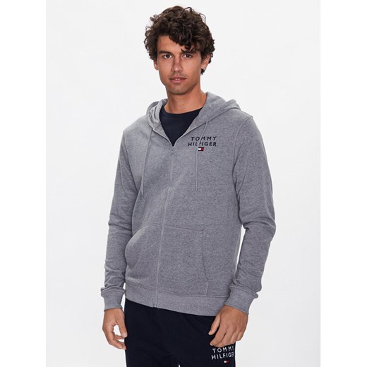 Tommy Hilfiger Bluza UM0UM02879 Szary Regular Fit ze sklepu MODIVO w kategorii Bluzy męskie - zdjęcie 182745277