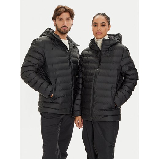 Rains Kurtka przejściowa Unisex 15810 Czarny Regular Fit ze sklepu MODIVO w kategorii Kurtki damskie - zdjęcie 182745319
