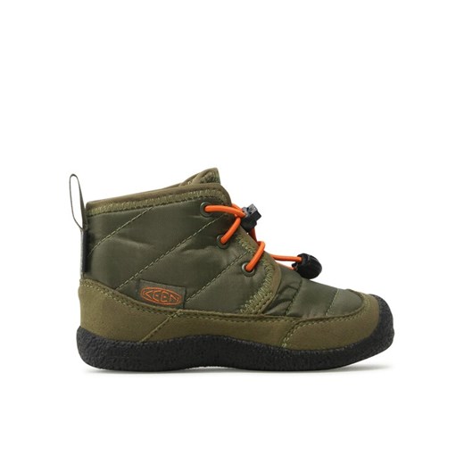 Keen Trekkingi Howser II Chukka Wp 1025518 Khaki ze sklepu MODIVO w kategorii Buty zimowe dziecięce - zdjęcie 182745468