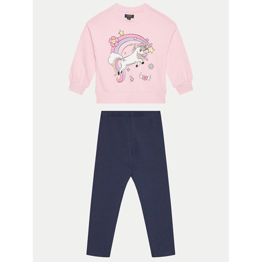OVS Komplet bluza i legginsy 2122602 Różowy Regular Fit ze sklepu MODIVO w kategorii Komplety dziewczęce - zdjęcie 182745538
