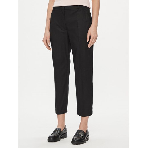 Tommy Hilfiger Chinosy WW0WW40504 Czarny Straight Fit ze sklepu MODIVO w kategorii Spodnie damskie - zdjęcie 182745545