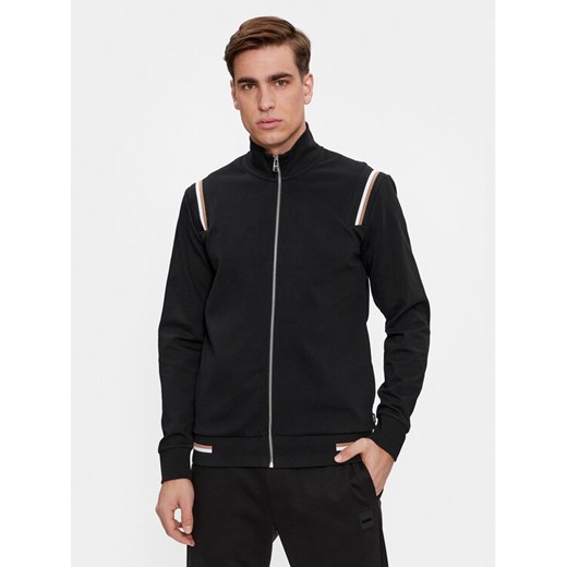 Boss Bluza Shepherd 66 50505791 Czarny Regular Fit ze sklepu MODIVO w kategorii Bluzy męskie - zdjęcie 182745576