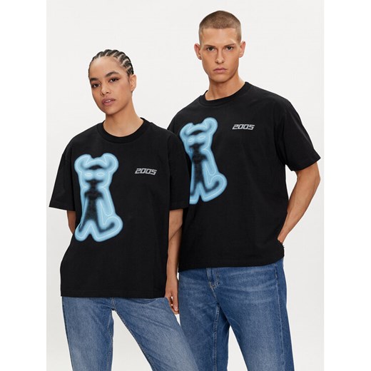 2005 T-Shirt Unisex Airbrushed Horned Lucy Czarny Relaxed Fit ze sklepu MODIVO w kategorii Bluzki damskie - zdjęcie 182745587