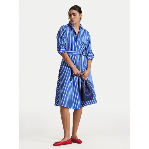 Polo Ralph Lauren Sukienka koszulowa 211891428004 Niebieski Regular Fit ze sklepu MODIVO w kategorii Sukienki - zdjęcie 182745626