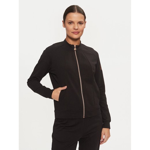 EA7 Emporio Armani Bluza 6DTM06 TJVHZ 0210 Czarny Regular Fit ze sklepu MODIVO w kategorii Bluzy damskie - zdjęcie 182745728