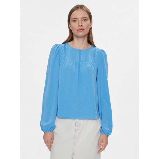 Vero Moda Bluzka 10302546 Niebieski Regular Fit ze sklepu MODIVO w kategorii Bluzki damskie - zdjęcie 182745739