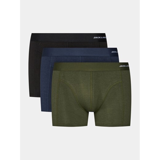 Jack&Jones Komplet 3 par bokserek Basic 12198852 Kolorowy ze sklepu MODIVO w kategorii Majtki męskie - zdjęcie 182745745