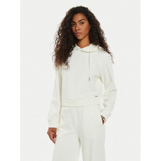 Guess Bluza V4BQ02 KCHR2 Beżowy Regular Fit ze sklepu MODIVO w kategorii Bluzy damskie - zdjęcie 182745807